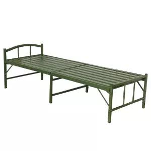 싱글 침대 접이식 이동식 패드형 기숙사 철제 프레임 노마드 원룸