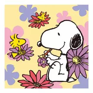 피너츠 REST시리즈 스누피 꽃그림 보석십자수 캔버스 25x25cm