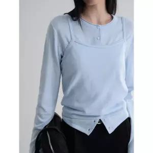 8 seconds 뷔스티에 가디건 카디건 세트 - 스카이 블루 255125