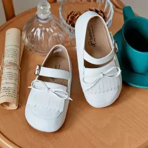 베이비잼 남녀공용 콧수염리본로퍼 화이트 - 10001 602076