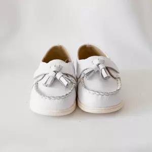 베이비잼 남녀공용 베베마르코 삑삑이로퍼 화이트 - 10001 602109