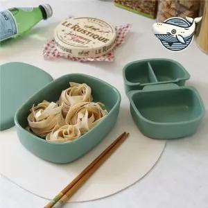 이유식실리콘용기 정리통 실리콘도시락 냉동실수납 냉동보관용기 3칸