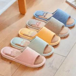 남자 남자슬리퍼 린넨 거실화 실내화 여자슬리퍼 남성슬리퍼