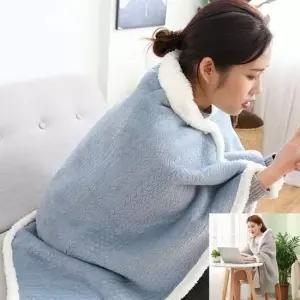 초극세사 2중 양털담요 무릎담요 소파담요 망토담요 항공담요 소파이불 겨울이불 극세사담요