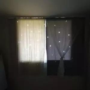 붙이는 스타펀칭 찍찍이 암막커튼 그레이 붙이는커튼 창문형암막커튼 원룸커튼 붙이는암막커튼