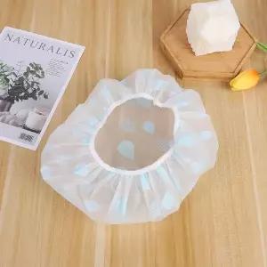 물방울헤어캡 샤워캡 방수 EVA 비닐 샤워모자