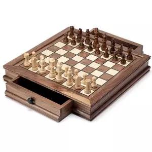 원목체스 고급 체스판 세트 연습 휴대용 셋트 접이식 체스