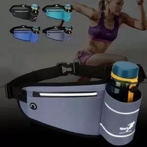 키밍 커플 아웃도어 운동 힙색 물병 가방 여행용