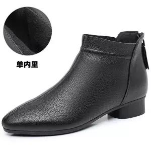 빈티지 여자 트렌디 아이템 신발 플랫워커 리얼 스틸레토 앵클부츠 통굽 가을겨울 단화 캐쥬얼 워커 미들굽