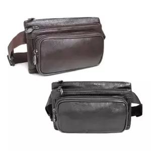 DK39 가죽힙색 캐주얼 여행 슬링백 크로스백 보조가방