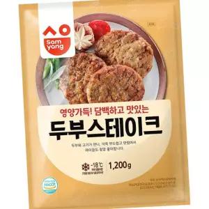 삼양 두부 스테이크 1.2k 업소용 냉동 간편식