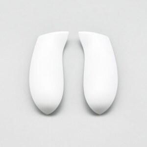 ECOPMAX, Xbox One 컨트롤러용 교체 패널 그립, 코어 블랙 퍼포먼스 논슬립 다이아몬드 텍스처 사이드 레일 핸들 - 컨트롤러 미포함 (Xbox One용 흰색)