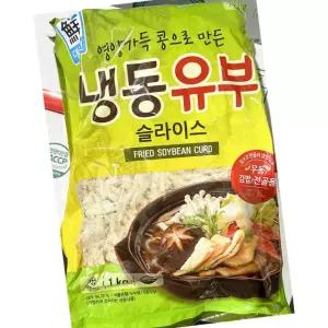 대림 슬라이스 유부 1kg 두부류 초밥재료