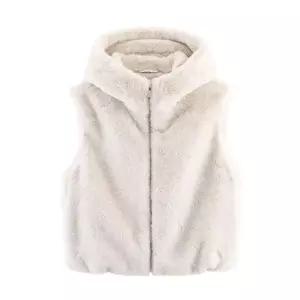 여성 가을 효과 후드 인조 나시 조끼 원픽3