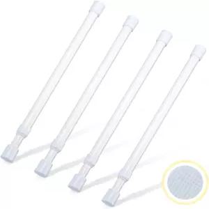 소형 텐션 로드 12-20인치 스프링 커튼 짧고 얇은 옷장용 미니 캐비닛 찬장 서랍 흰색