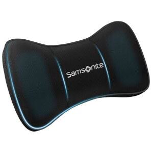 자동차용 샘소나이트 넥 베개 u2013 인체공학적 메모리 폼 헤드레스트 쿠션 카시트 지지대 주행 편안함 컴팩트 넥레스트 장거리 여행용 베개, 블랙