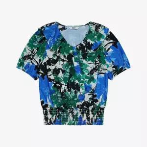 베스띠벨리 러프 드로잉 케이프 블라우스 RE H