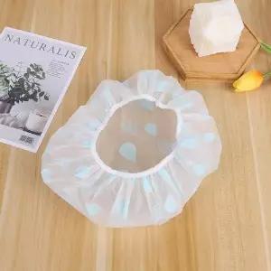 물방울헤어캡 샤워캡 방수 EVA 비닐 샤워모자