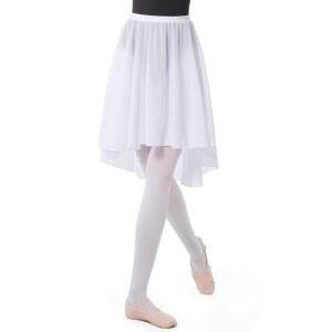 여성 발레 댄스웨어를 위한 DGSHIRLDJO 랩 스커트 쉬폰 풀온 엘라스틱 허리 댄스