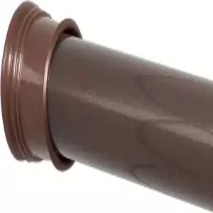 제나 홈 텐션 샤워 커튼봉 브론즈 44~72인치 - 욕실용 프리미엄 스틸 조절 간편한 드릴 설치 방청 스프링