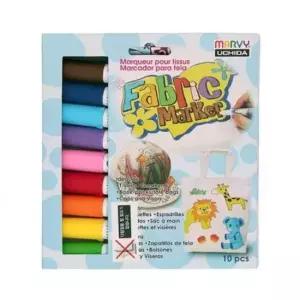 [문구] 마카 펜 패브릭 보드 마커 10본 세트