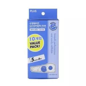 [문구] 리필 수정테이프 플러그 화이트 속 교체용 WH 605R