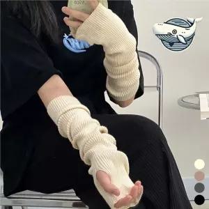 부드러운 골지 니트 스타일 핸드 암워머 겨울 qxT6+2iUJ