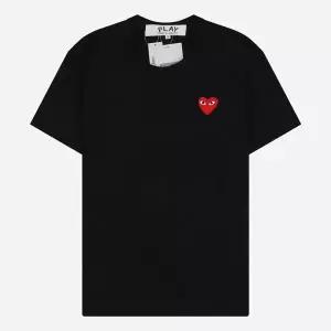 [꼼데가르송] 레드하트 와펜 반팔 티셔츠 블랙 AX T108 051 1 154520924