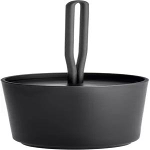 디자인 오스틴 변기 브러시 및 홀더 세트 - 매트 블랙