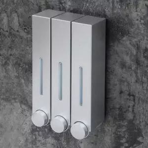 디스펜서 벽걸이 물비누 세제통 3구