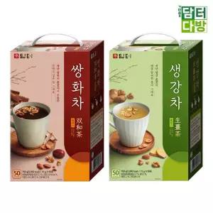 쌍화차50스틱 (무배) 담터 쌍화차 + 생강차 50스틱