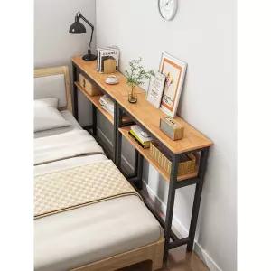 책장 틈새 사이드 소파 거실 선반 월넛 슬림책장 원목