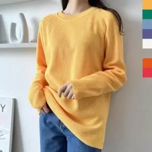 [옷은날개] 빅사이즈라운드넥 정장 터틀넥 니트티 오버핏 스웨터