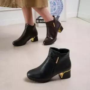 여성 가죽 앵글부츠 캐주얼부츠 99177 아동화 구두 여아구두