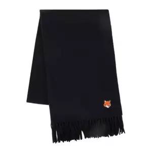 26SS 폭스헤드 울 머플러 블랙 PM06201WB0044 P199