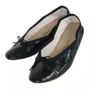 26SS 여성 레더 플랫슈즈 블랙 PO DS 02