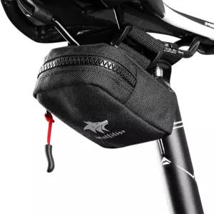 컴팩트 사이클링 새들백 자전거 시트 아래에 장착되어 보관이 용이함 로드 바이크 작고 내구성이 뛰어나며