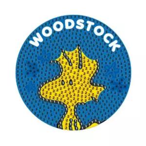 피너츠 우드스탁 블루 보석십자수 스티커 10x10cm