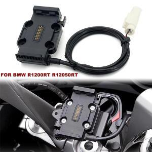 BMW R1200RT R 오토바이 GPS 폰 홀더 USB & 무선 충전 내비게이션 브래킷 베이스 손실 없는 포트