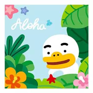 카카오프렌즈 알로하 튜브 보석십자수 캔버스 25x25cm