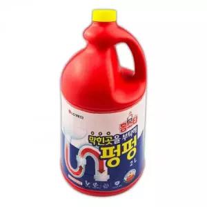 배수구 세정제 2L 막힌 곳 뚫는 액체 클리너