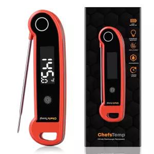 셰프스템프 디지털 즉석 읽기 육류 온도계 NSF 인증 IP67 방수 식품 그릴 음식 바비큐 주방 요리 오일 딥