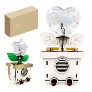 AI 전자화분 라디오 DIY 키트 프리미엄 우드공작 과학실험 관찰학습 2026교과개정 과학원리학습