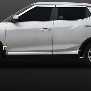 [셀러에이드]사이드 튜닝 몰딩 장식 크롬 스커트 티볼리 언더라인 용품