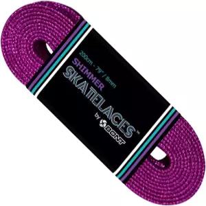 본트 스케이트 8mm 쉬머 레이스 - 79인치 96인치 108인치 플라밍고 핑크