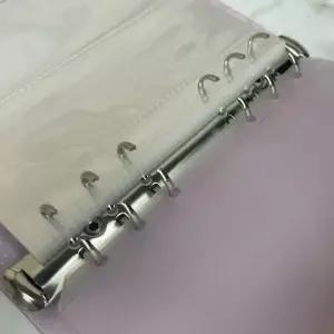 6공 A6 다이어리 반투명 현금 지퍼백 속지