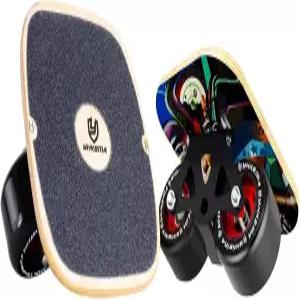 YHKEMA 휴대용 드리프트 롤러 로드 스케이트 플레이트 스케이트보드-스플릿 디자인 7겹 메이플