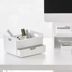 화이트 시스맥스 콤보 오거나이저 트레이 펜꽂이 서랍 소품 필기구