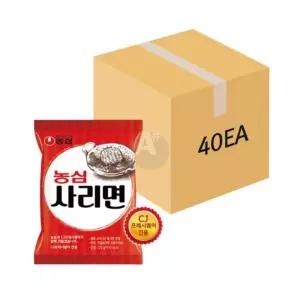 농심 사리면 110g 40개입 (1BOX) 업소용라면 식당용식자재 라면사리 한박스 찌개용사리 면사리 음식점사리