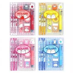 몰랑 동물 문구세트 아동 초등 여아 필기구 세트
